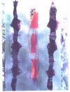 'Stream' - glass with inclusions.